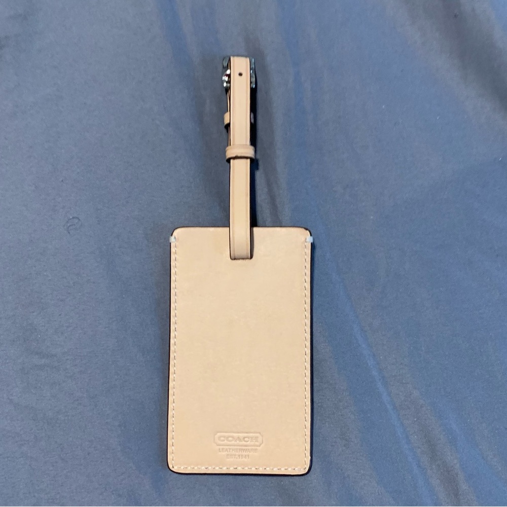 Coach Luggage Tag